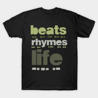 beat rhymes life 2023 09 T-Shirt